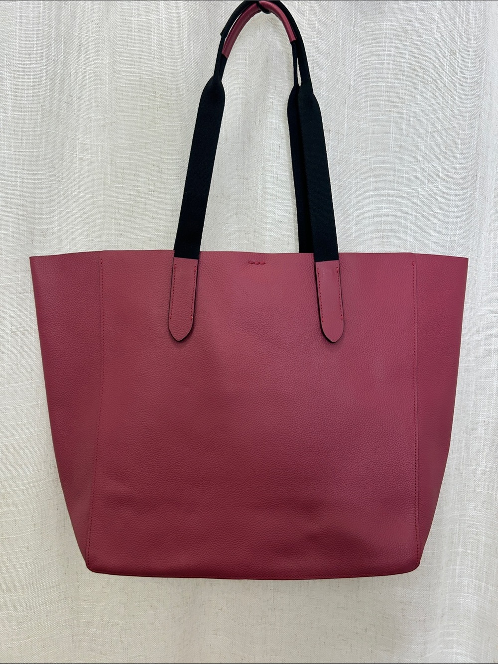 Coach Large Berry Derby Tote Bag with Black Strap Excellent Condition